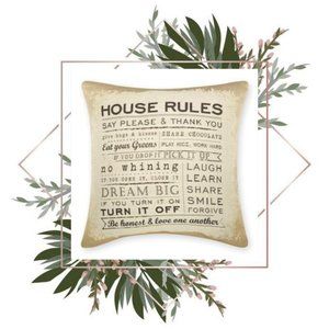 𝙇𝘼𝙎𝙏 𝘾𝙃𝘼𝙉𝘾𝙀! HOUSE RULES | Pillow cover